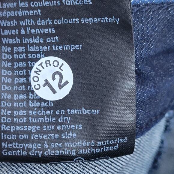 Longchamp Straight Leg Denim Jeans Blue Women's Size 38 Size 6 - Picture 7 of 7